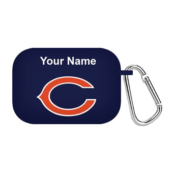 Chicago Bears Navy Personalized AirPods Pro Case Cover