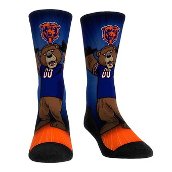 Chicago Bears Rock Em Socks Mascot Pump Up Crew Socks