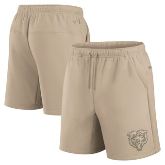 Unisex Chicago Bears Fanatics Khaki Elements Super Soft Fleece Shorts