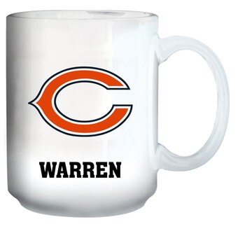 Chicago Bears White 15oz. Personalized Mug