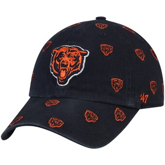 Women's Chicago Bears '47 Navy Confetti Clean Up Adjustable Hat