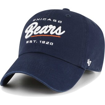 Women's Chicago Bears '47 Navy Sidney Clean Up Adjustable Hat