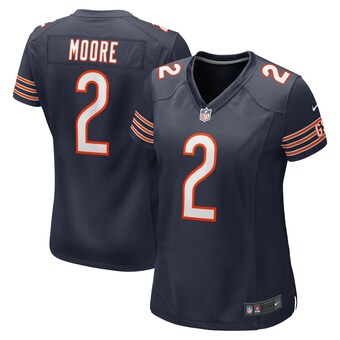 Women's Chicago Bears D.J. Moore Nike Navy Player Jersey