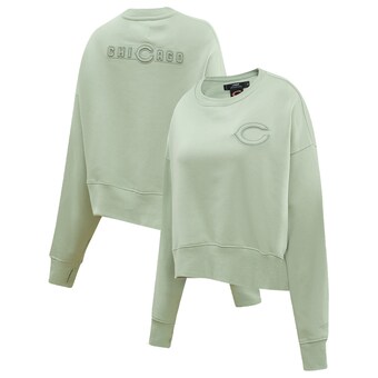 Women's Chicago Bears  Pro Standard Light Green Neutral Pullover Sweatshirt