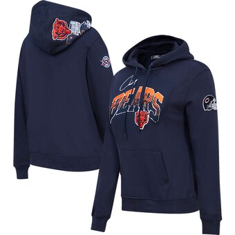 Women's Chicago Bears Pro Standard Navy Local Patch Pullover Hoodie