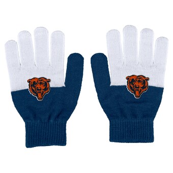 Women's Chicago Bears WEAR by Erin Andrews Color-Block Gloves