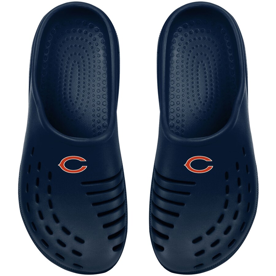 Youth Chicago Bears FOCO Navy Sunny Day Clogs