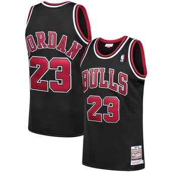 Michael Jordan Chicago Bulls Mitchell & Ness 1997/98 Hardwood Classics Authentic Jersey - Black