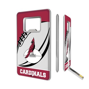 Chicago Cardinals 32GB Passtime Design Credit Card USB Drive with Bottle Opener