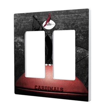 Chicago Cardinals Legendary Design Double Rocker Lightswitch Plate