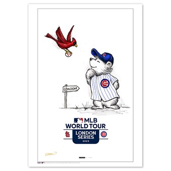 Chicago Cubs vs. St. Louis Cardinals 2023 MLB London Series 11" x 17" Limited Edition Poster Print