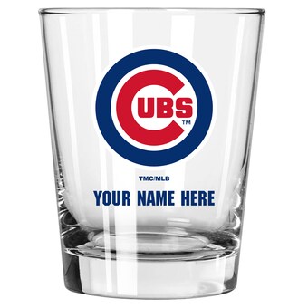 Chicago Cubs 15oz. Personalized Double Old Fashioned Glass