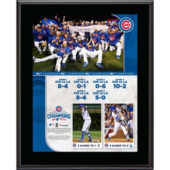 Chicago Cubs Fanatics Authentic 2016 MLB National League Champions 10.5" x 13" Sublimated Plaque