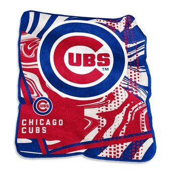 Chicago Cubs 50" x 60" Swirl Raschel Throw Blanket