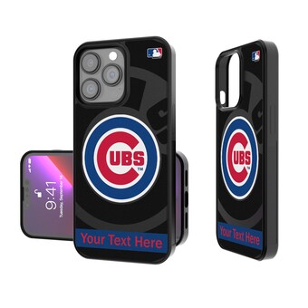 Chicago Cubs Tilt Design Personalized iPhone Bump Case