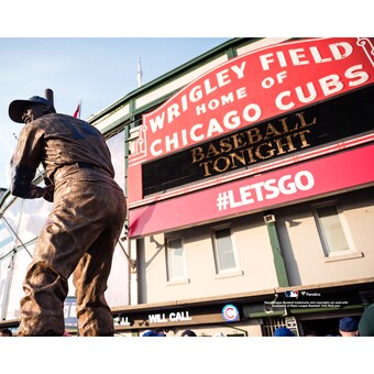 Unsigned Chicago Cubs Fanatics Authentic Wrigley Field Front Entrance Photograph