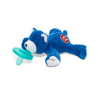 WubbaNub Chicago Cubs Bear Plush and Pacifier