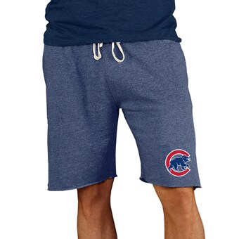 Men's Chicago Cubs Concepts Sport Navy Mainstream Terry Shorts