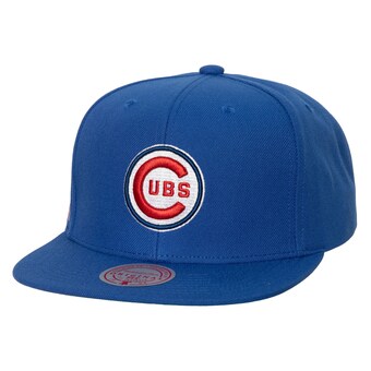 Men's Chicago Cubs Mitchell & Ness Royal Cooperstown Collection Evergreen Snapback Hat