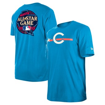 Men's Chicago Cubs New Era Blue 2024 MLB All-Star Game Hat Hookup T-Shirt