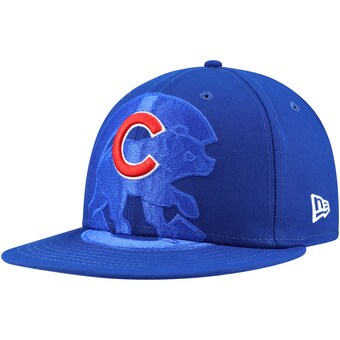 Men's Chicago Cubs New Era Royal Shadow Logo 59FIFTY Fitted Hat