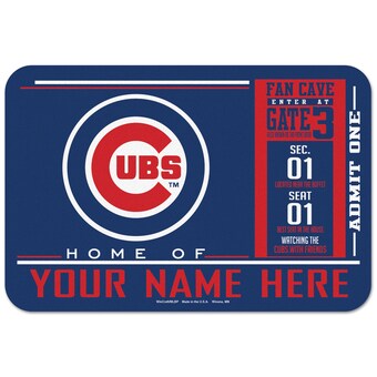 Chicago Cubs WinCraft 20'' x 30'' Personalized Floor Mat