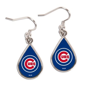 Chicago Cubs WinCraft Tear Drop Dangle Earrings