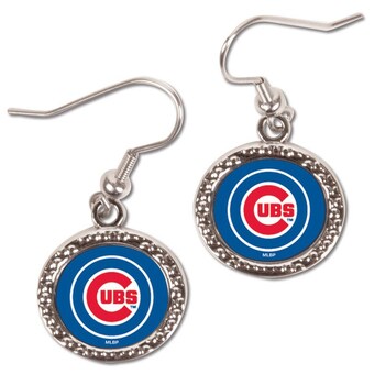 Women's Chicago Cubs WinCraft Round Dangle Earrings