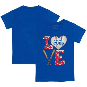 Youth Chicago Cubs Tiny Turnip Royal Baseball Love T-Shirt