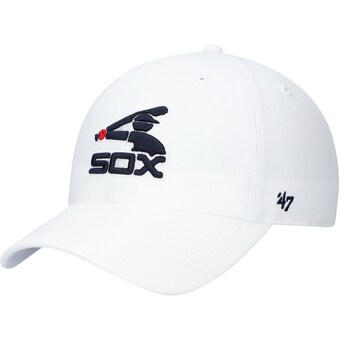 Men's Chicago White Sox '47 White 1976 Logo Cooperstown Collection Clean Up Adjustable Hat