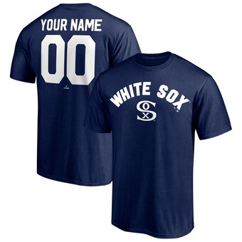 Men's Chicago White Sox Navy Cooperstown Winning Streak Alternate Personalized Name & Number T-Shirt