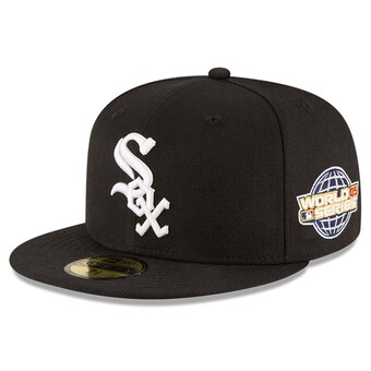 Men's Chicago White Sox New Era Black 2005 World Series Wool 59FIFTY Fitted Hat
