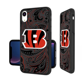Cincinnati Bengals iPhone Paisley Design Bump Case