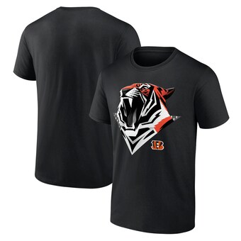 Men's Cincinnati Bengals  Black 2024 NFL Draft Illustrated T-Shirt