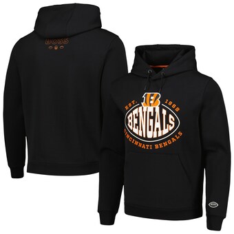 Men's Cincinnati Bengals BOSS X NFL Black Touchback Pullover Hoodie