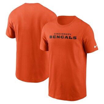 Men's Cincinnati Bengals Nike Orange Primetime Wordmark Essential T-Shirt