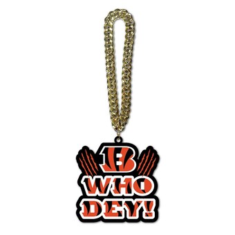 Cincinnati Bengals MOJO Slogan Fan Chain Necklace