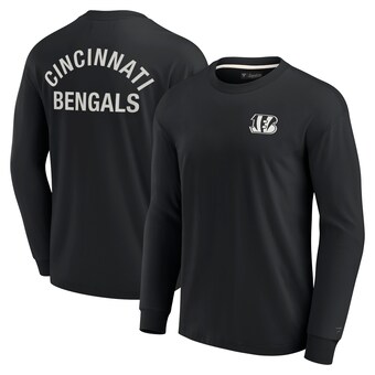 Unisex Cincinnati Bengals Fanatics Black Elements Super Soft Long Sleeve T-Shirt