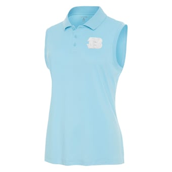 Women's Cincinnati Bengals Antigua Powder Blue White Logo Sleeveless Recap Polo