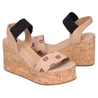 Women's Cincinnati Bengals Cuce Repeat Logo Wedge