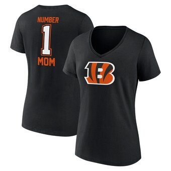 Women's Cincinnati Bengals Fanatics Black Mother's Day V-Neck T-Shirt