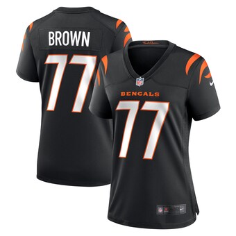 Women's Cincinnati Bengals Trent Brown Nike  Black Game Jersey