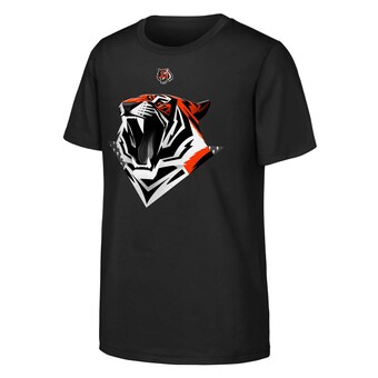 Youth Cincinnati Bengals Black Draft Illustration T-Shirt