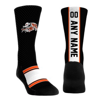 Youth Cincinnati Bengals  Rock Em Socks Black Throwback Jersey Custom Crew Socks