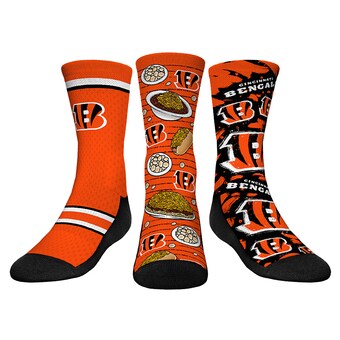 Youth Cincinnati Bengals  Rock Em Socks Fan Favorite Three-Pack Crew Sock Set