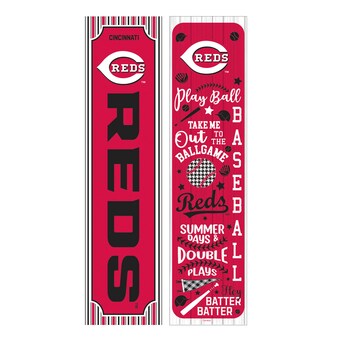  Cincinnati Reds 47" Double-Sided Spring Seasonal Porch Leaner Sign