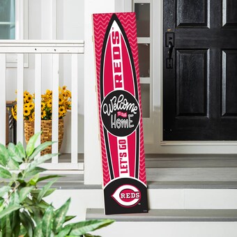  Cincinnati Reds 47" Surfboard Summer Porch Leaner Welcome Wall Sign