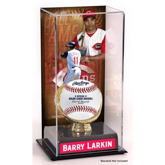 Cincinnati Reds Barry Larkin Fanatics Authentic Hall of Fame Sublimated Display Case with Image