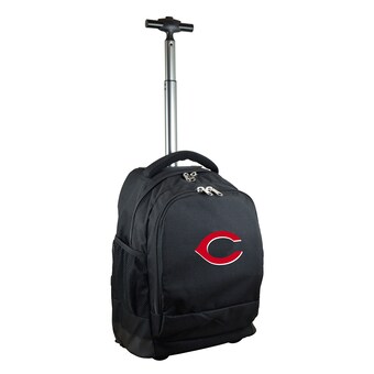 Cincinnati Reds Black 19'' Premium Wheeled Backpack