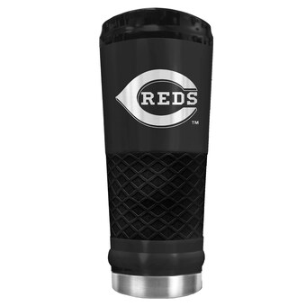 Cincinnati Reds Black Stealth Matte 24oz Tumbler